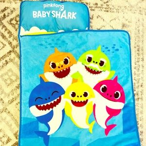 Pink Fong Baby Shark Kid Blanket